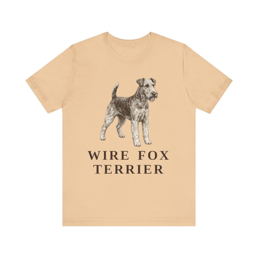 Fox Terrier (Wire) Lover Shirt, Vintage Dog Sketch Tee, Dog Lover Gift Fox Terrier (Wire) Lover Shirt, Vintage Dog Sketch Tee, Dog Lover Gift