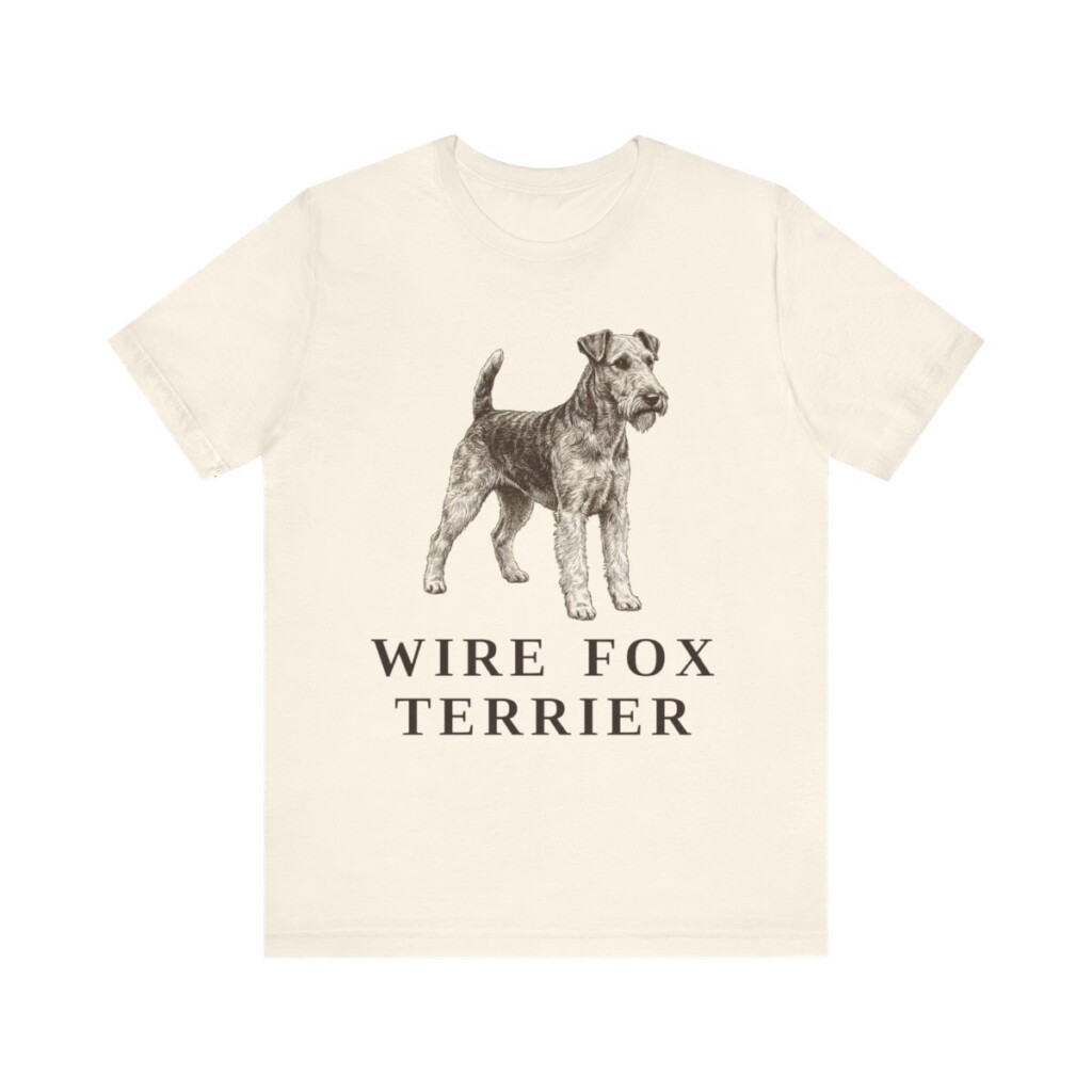 Fox Terrier (Wire) Lover Shirt, Vintage Dog Sketch Tee, Dog Lover Gift Fox Terrier (Wire) Lover Shirt, Vintage Dog Sketch Tee, Dog Lover Gift