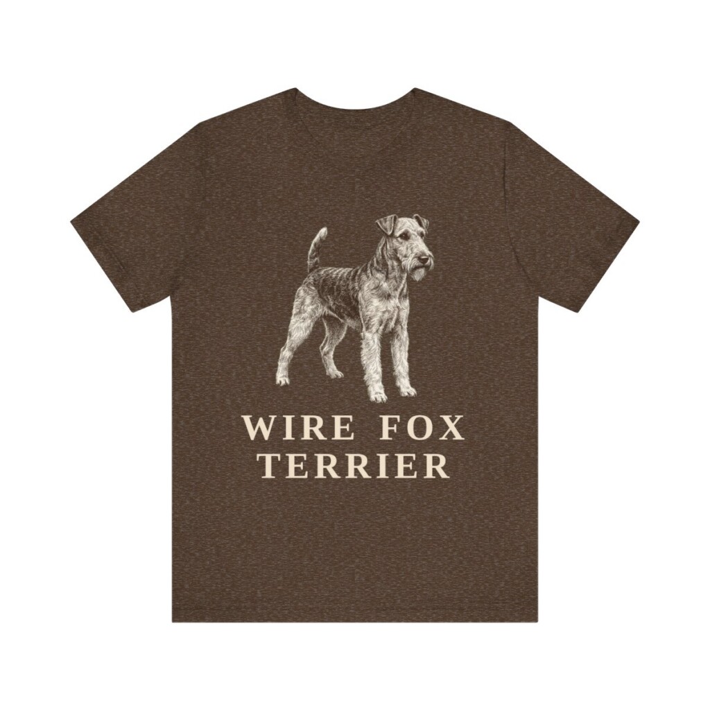 Fox Terrier (Wire) Lover Shirt, Vintage Dog Sketch Tee, Dog Lover Gift Fox Terrier (Wire) Lover Shirt, Vintage Dog Sketch Tee, Dog Lover Gift