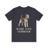 Fox Terrier (Wire) Lover Shirt, Vintage Dog Sketch Tee, Dog Lover Gift Fox Terrier (Wire) Lover Shirt, Vintage Dog Sketch Tee, Dog Lover Gift