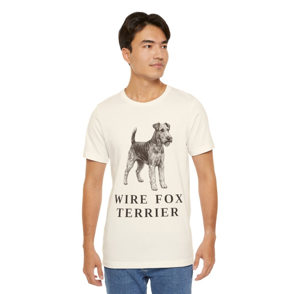 Fox Terrier (Wire) Lover Shirt, Vintage Dog Sketch Tee, Dog Lover Gift Fox Terrier (Wire) Lover Shirt, Vintage Dog Sketch Tee, Dog Lover Gift