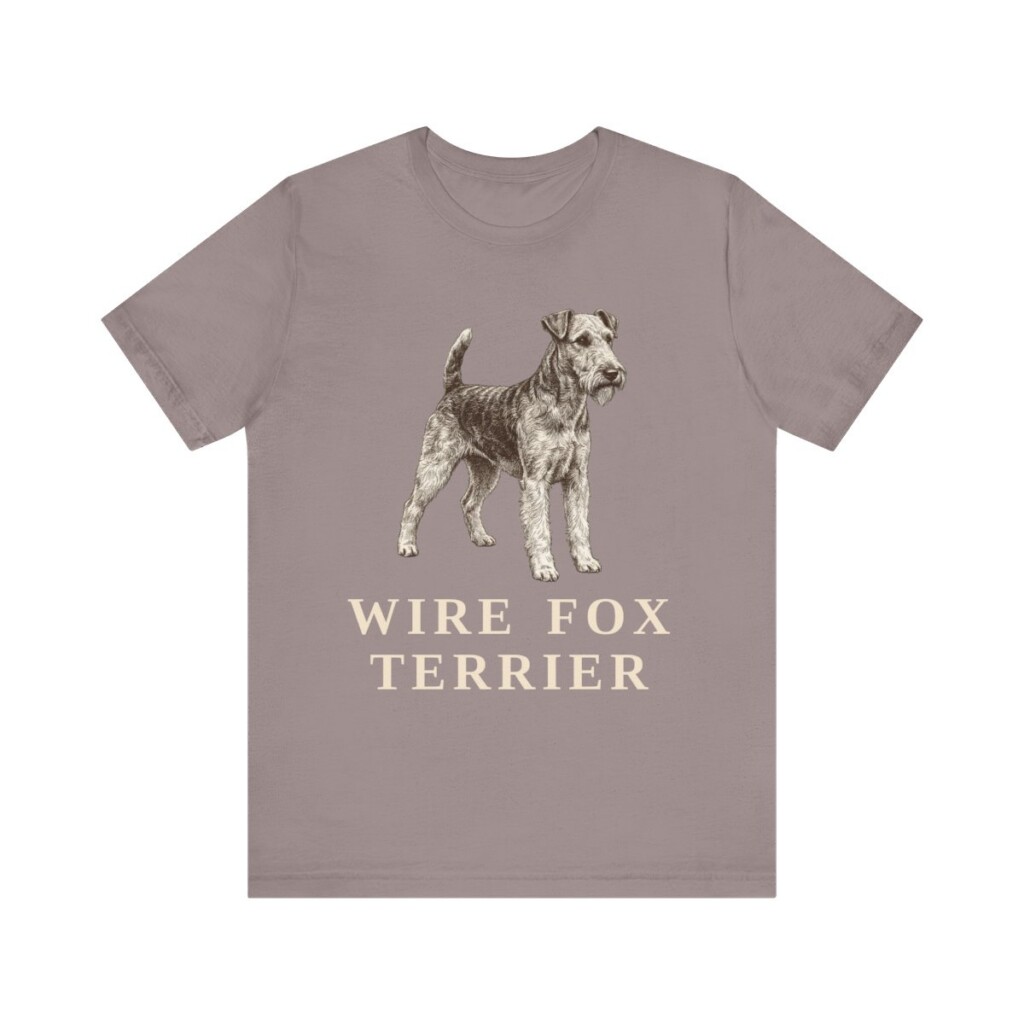 Fox Terrier (Wire) Lover Shirt, Vintage Dog Sketch Tee, Dog Lover Gift Fox Terrier (Wire) Lover Shirt, Vintage Dog Sketch Tee, Dog Lover Gift