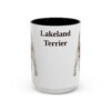 15oz Lakeland Terrier Mug, Vintage Dog Portrait Coffee Mug, Dog Lover Gift
