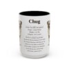 15oz Chug Mug, Illustrated Dog Breed Facts Coffee Mug, Vintage Dog Keepsake Gift
