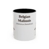 11oz Belgian Malinois Latin Mug, Vintage Dog Coffee Mug, Dog Lover Gift