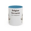 11oz Belgian Tervuren Latin Mug, Vintage Dog Coffee Mug, Dog Lover Gift