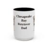 10200274480837850170_2048.jpeg 15oz Chesapeake Bay Retriever Dog Dad Mug, Vintage Sketch Coffee Mug, Dog Dad Gift