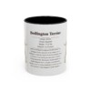 11oz Bedlington Terrier Mug, Illustrated Dog Breed Facts Coffee Mug, Vintage Dog Keepsake Gift