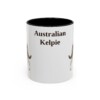 11oz Australian Kelpie Mug, Vintage Dog Portrait Coffee Mug, Dog Lover Gift