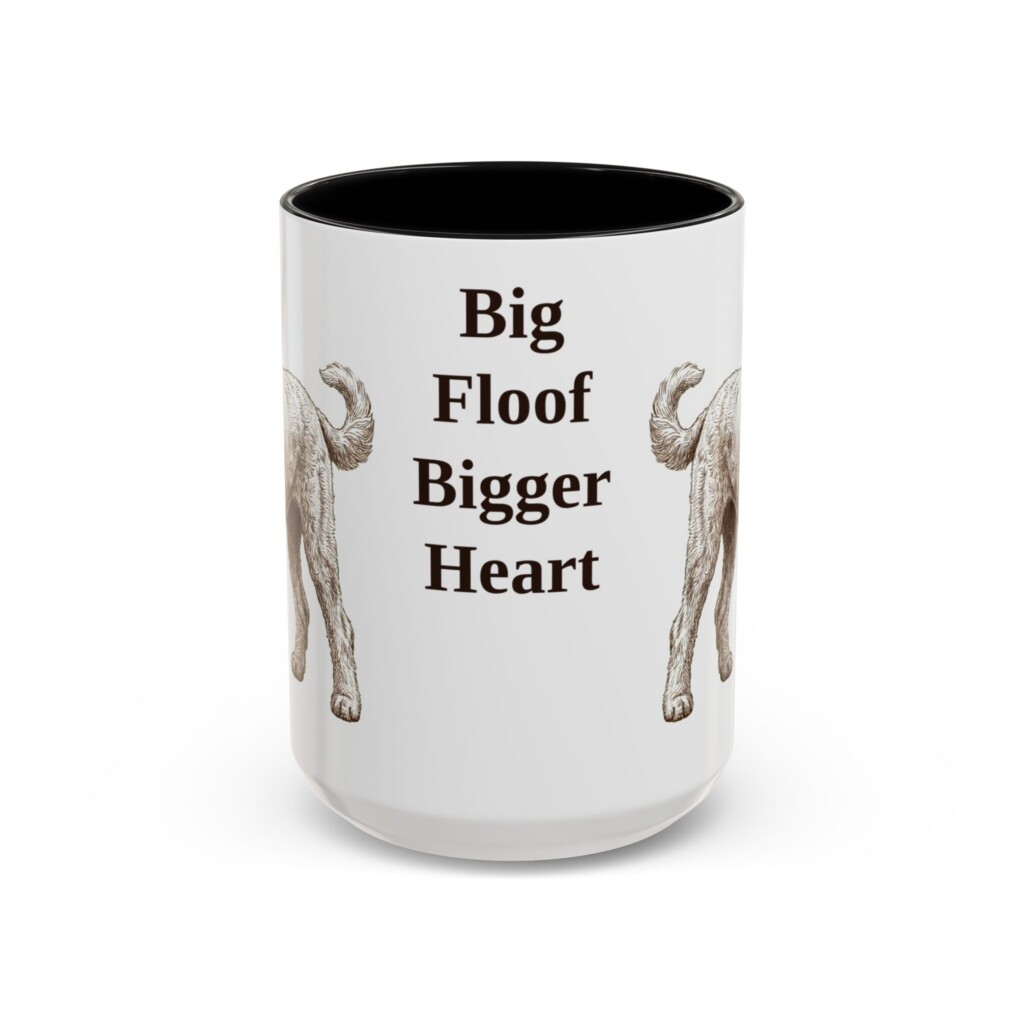 15oz Funny Sheepadoodle Mug, Vintage Dog Coffee Mug, Dog Lover Gift