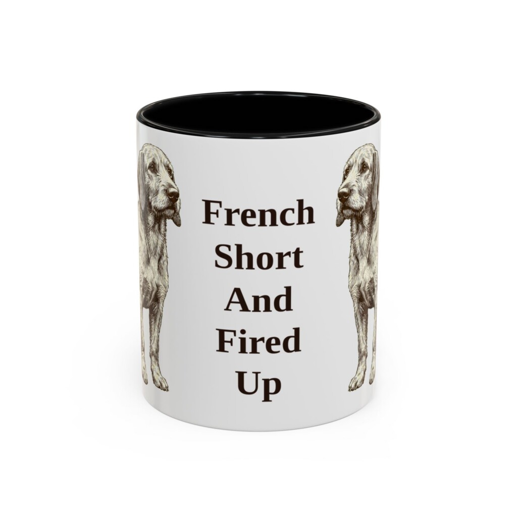 11oz Funny Basset Fauve de Bretagne Mug, Vintage Dog Coffee Mug, Dog Lover Gift