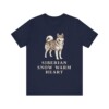 Yakutian Laika Humor Shirt, Vintage Dog Sketch Tee, Dog Humor Gift