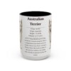 10481284552722610860_2048.jpeg 15oz Australian Terrier Mug, Illustrated Dog Breed Facts Coffee Mug, Vintage Dog Keepsake Gift