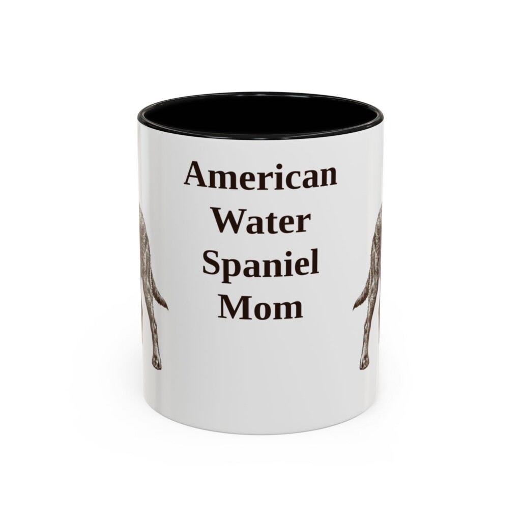 11oz American Water Spaniel Dog Mom Mug, Vintage Sketch Coffee Mug, Dog Mom Gift