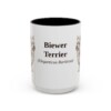 15oz Biewer Terrier Latin Mug, Vintage Dog Coffee Mug, Dog Lover Gift