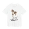 Welsh Springer Spaniel Shirt, Vintage Dog Sketch Tee, Dog Lover Gift