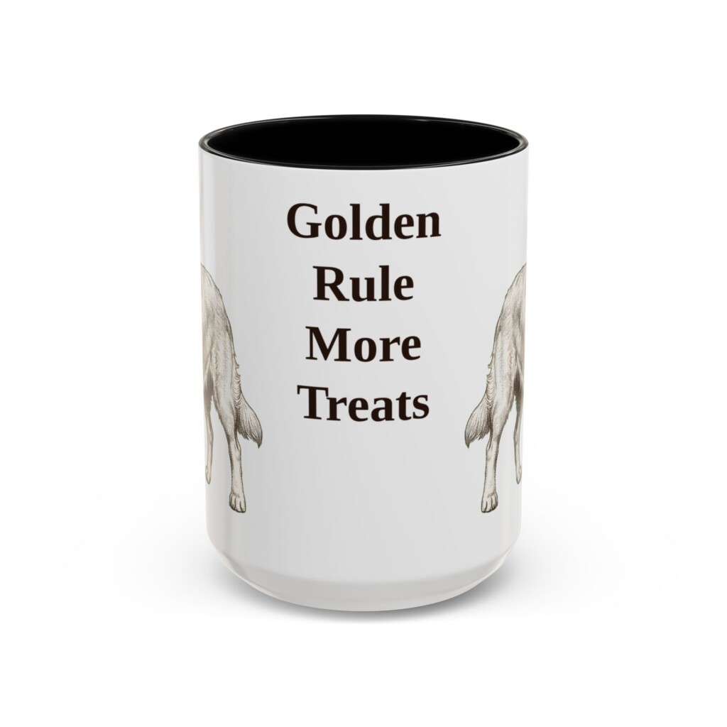 15oz Funny Golden Retriever Mug, Vintage Dog Coffee Mug, Dog Lover Gift