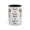 15oz Funny English Foxhound Mug, Vintage Dog Coffee Mug, Dog Lover Gift
