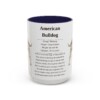 10764380937854219524_2048.jpeg 15oz American Bulldog Mug, Illustrated Dog Breed Facts Coffee Mug, Vintage Dog Keepsake Gift