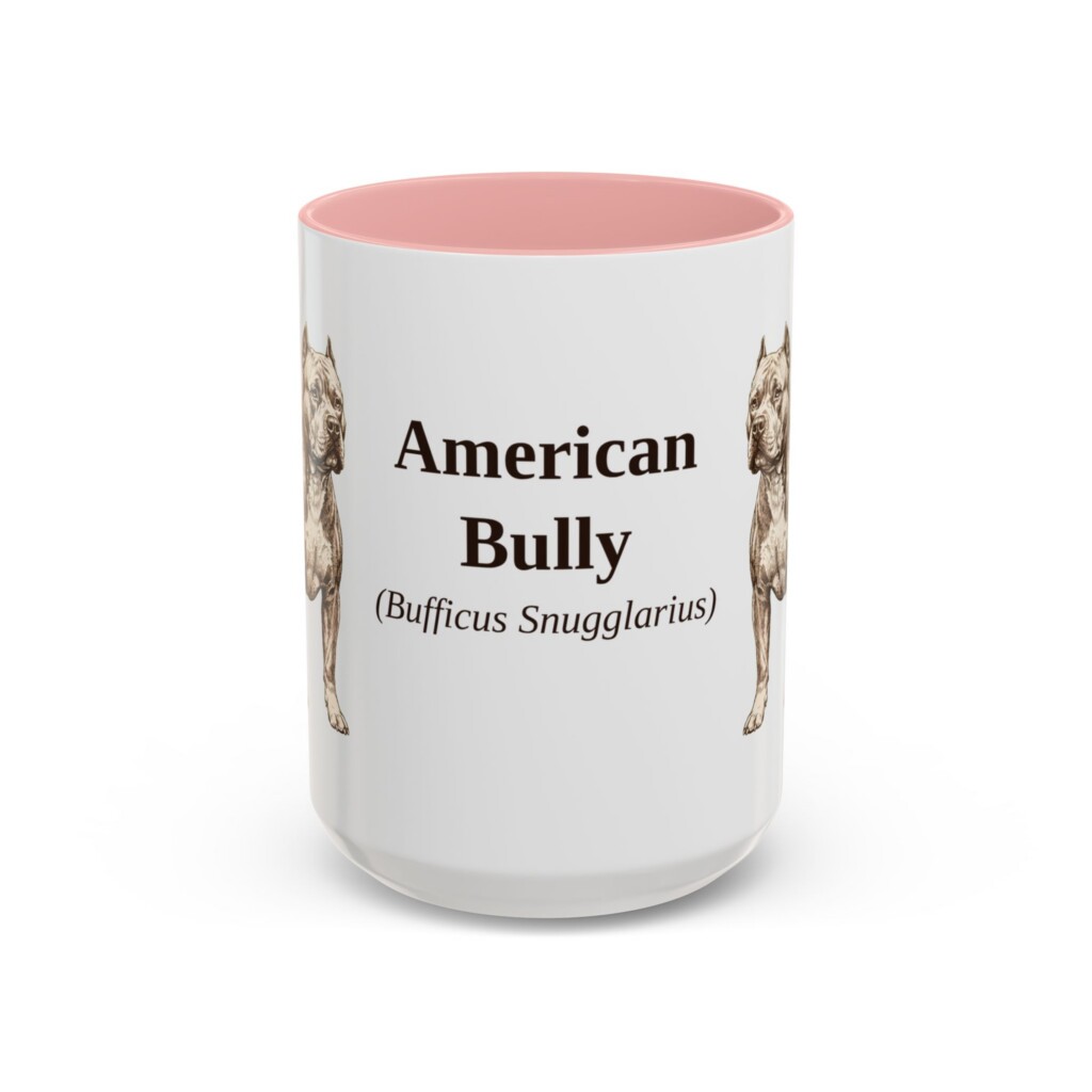 10766880609553247744_2048-1.jpeg 15oz American Bully Latin Mug, Vintage Dog Coffee Mug, Dog Lover Gift