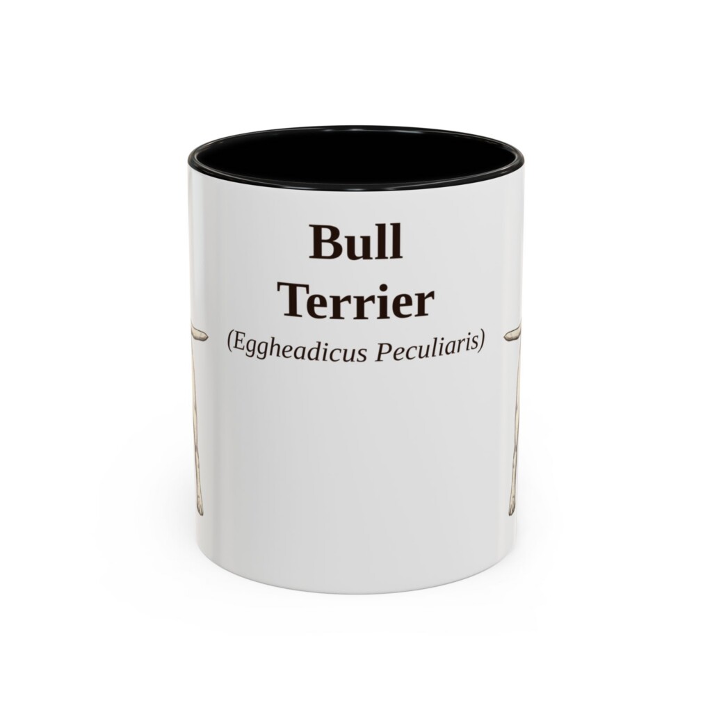 11oz Bull Terrier Latin Mug, Vintage Dog Coffee Mug, Dog Lover Gift