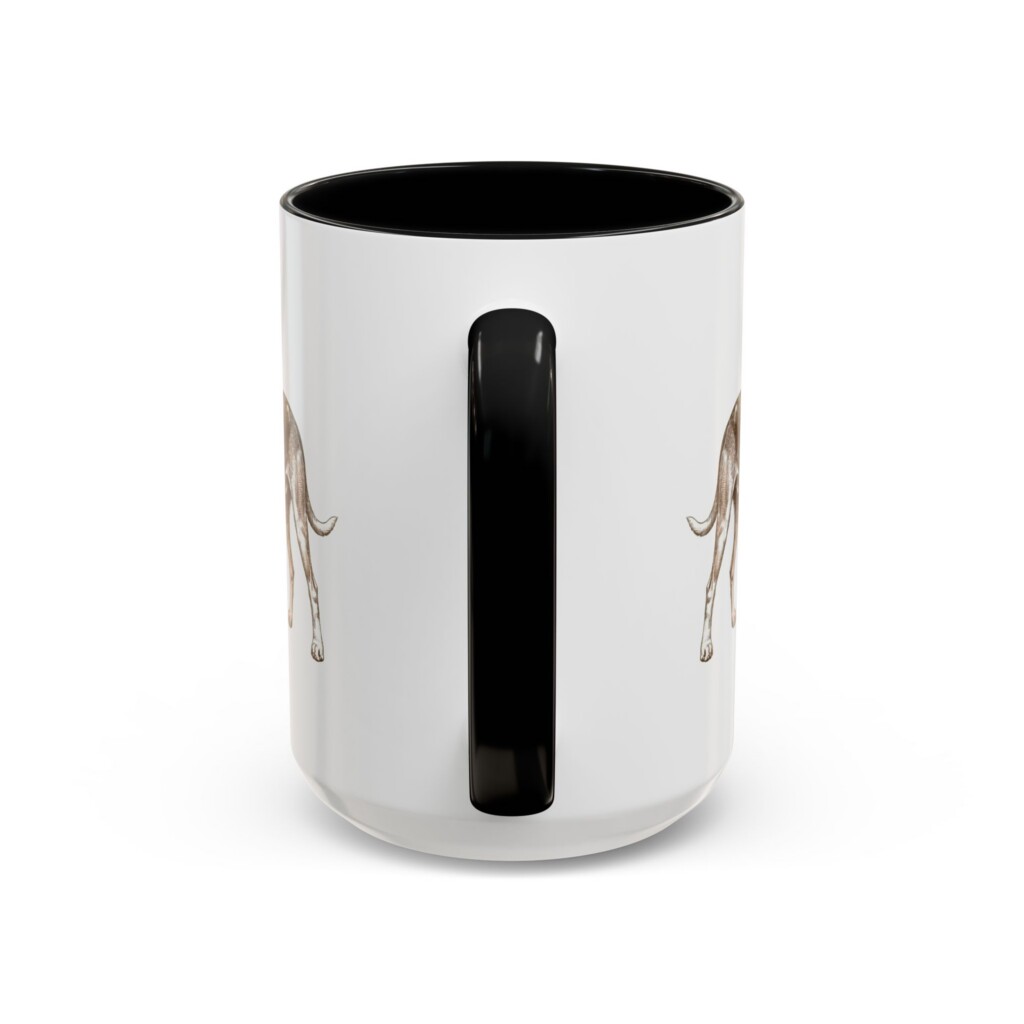 10846271034506692725_2048-1.jpeg 15oz American Foxhound Mug, Illustrated Dog Breed Facts Coffee Mug, Vintage Dog Keepsake Gift