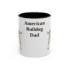 11oz American Bulldog Dog Dad Mug, Vintage Sketch Coffee Mug, Dog Dad Gift