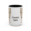 15oz Finnish Spitz Mug, Vintage Dog Portrait Coffee Mug, Dog Lover Gift