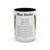 11305123000075081992_2048.jpeg 15oz Blue Heeler Mug, Illustrated Dog Breed Facts Coffee Mug, Vintage Dog Keepsake Gift