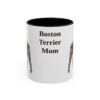 11oz Boston Terrier Dog Mom Mug, Vintage Sketch Coffee Mug, Dog Mom Gift