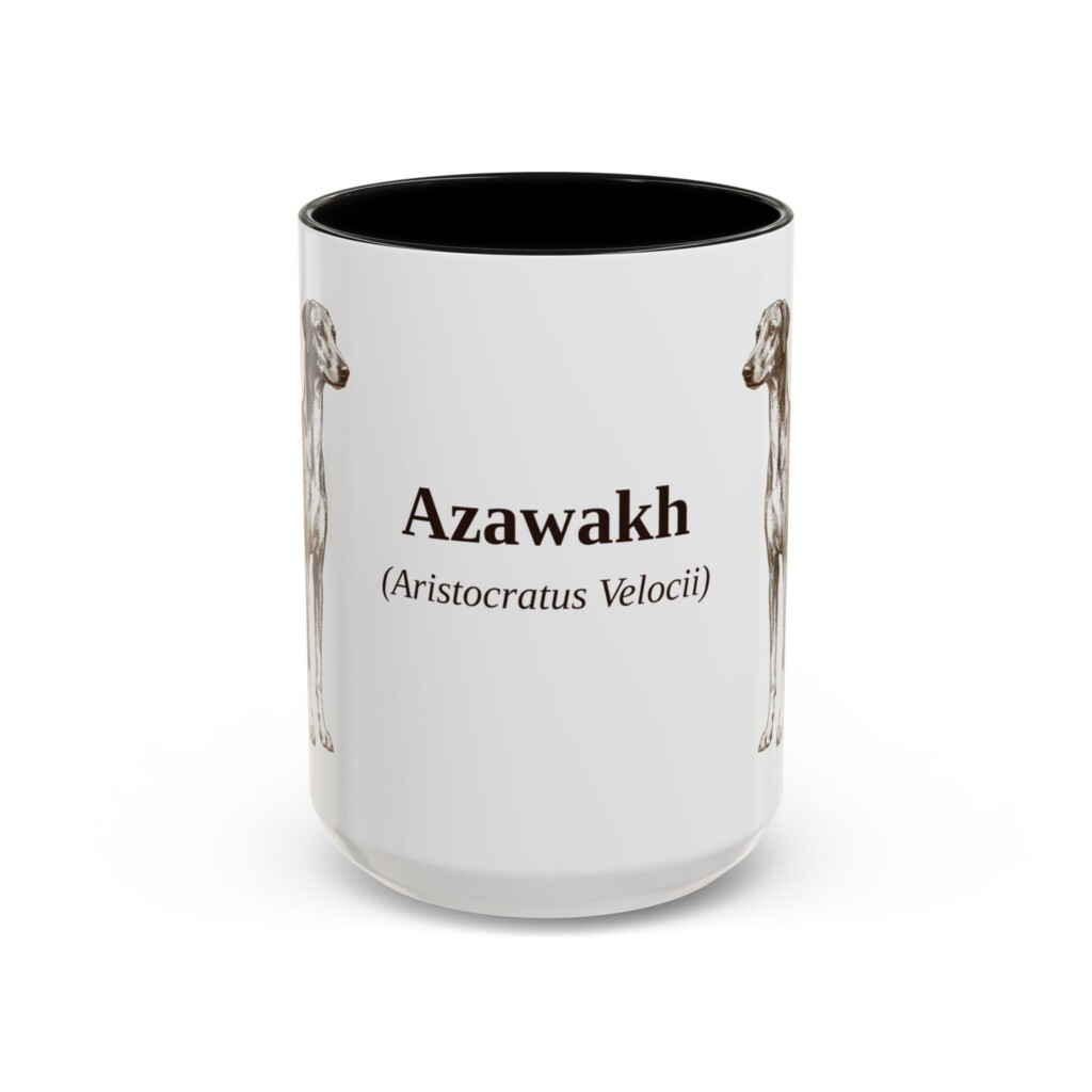 11362947566181221304_2048.jpeg 15oz Azawakh Latin Mug, Vintage Dog Coffee Mug, Dog Lover Gift