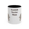 11oz Scottish Terrier Dog Mom Mug, Vintage Sketch Coffee Mug, Dog Mom Gift