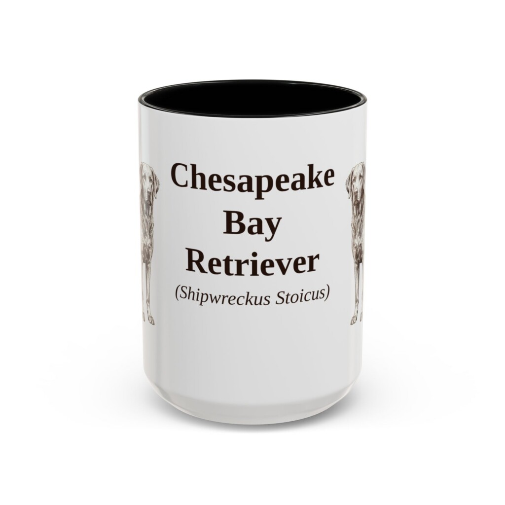11365350504724888186_2048.jpeg 15oz Chesapeake Bay Retriever Latin Mug, Vintage Dog Coffee Mug, Dog Lover Gift