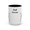 15oz Bull Terrier Mug, Vintage Dog Portrait Coffee Mug, Dog Lover Gift
