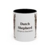 11oz Dutch Shepherd Latin Mug, Vintage Dog Coffee Mug, Dog Lover Gift