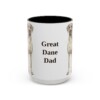 11381039371265511539_2048.jpeg 15oz Great Dane Dog Dad Mug, Vintage Sketch Coffee Mug, Dog Dad Gift