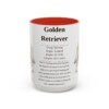 11462296574928246814_2048.jpeg 15oz Golden Retriever Mug, Illustrated Dog Breed Facts Coffee Mug, Vintage Dog Keepsake Gift