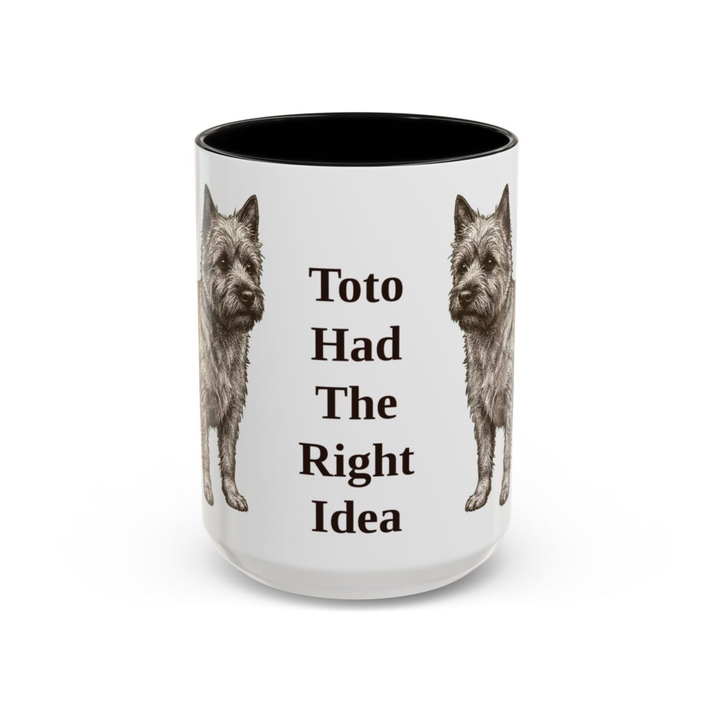 11627737902950186572_2048.jpeg 15oz Funny Cairn Terrier Mug, Vintage Dog Coffee Mug, Dog Lover Gift