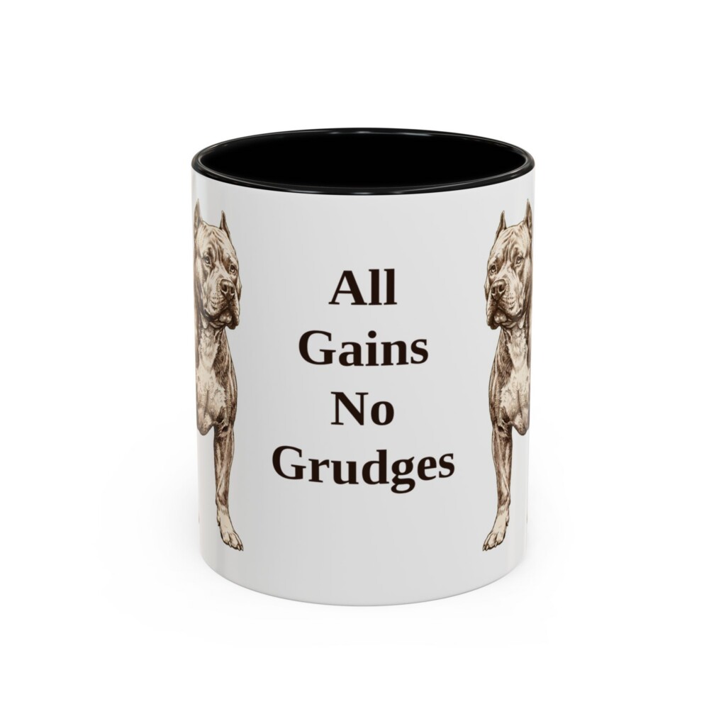 11651491638243654618_2048.jpeg 11oz Funny American Bully Mug, Vintage Dog Coffee Mug, Dog Lover Gift