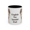 11oz English Toy Spaniel Dog Dad Mug, Vintage Sketch Coffee Mug, Dog Dad Gift