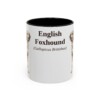 11oz English Foxhound Latin Mug, Vintage Dog Coffee Mug, Dog Lover Gift
