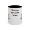 11oz Belgian Tervuren Dog Mom Mug, Vintage Sketch Coffee Mug, Dog Mom Gift
