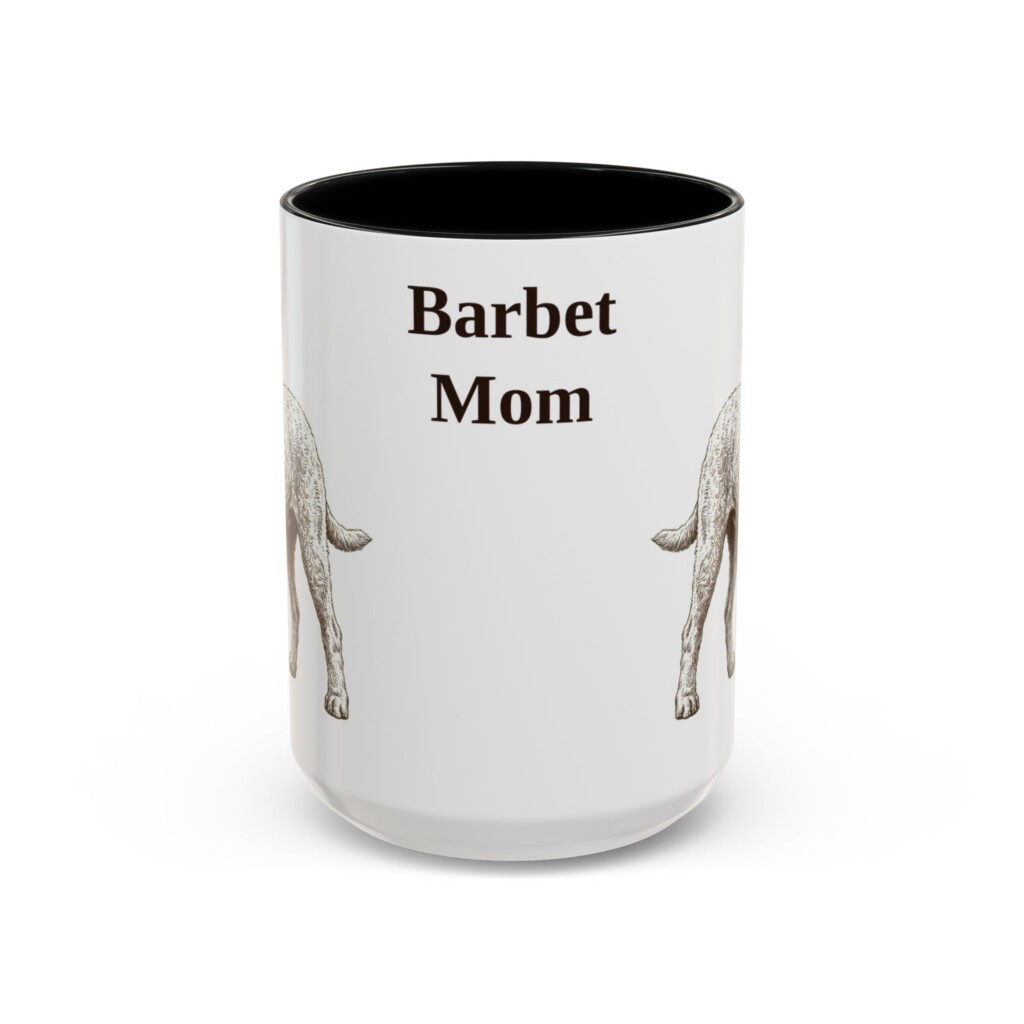 11801004734515532629_2048.jpeg 15oz Barbet Dog Mom Mug, Vintage Sketch Coffee Mug, Dog Mom Gift