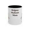 11oz Belgian Malinois Dog Mom Mug, Vintage Sketch Coffee Mug, Dog Mom Gift