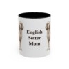 11oz English Setter Dog Mom Mug, Vintage Sketch Coffee Mug, Dog Mom Gift