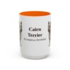 11922872138298550253_2048.jpeg 15oz Cairn Terrier Latin Mug, Vintage Dog Coffee Mug, Dog Lover Gift