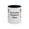 11oz Australian Shepherd Dog Mom Mug, Vintage Sketch Coffee Mug, Dog Mom Gift