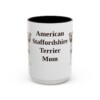 15oz American Staffordshire Terrier Dog Mom Mug, Vintage Sketch Coffee Mug, Dog Mom Gift