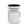 11931081580537950594_2048.jpeg 15oz Bergamasco Sheepdog Latin Mug, Vintage Dog Coffee Mug, Dog Lover Gift