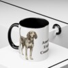11oz American English Coonhound Mug, Black, lifestyle photo